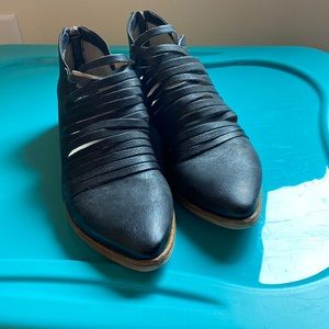 Free People black ankle boots